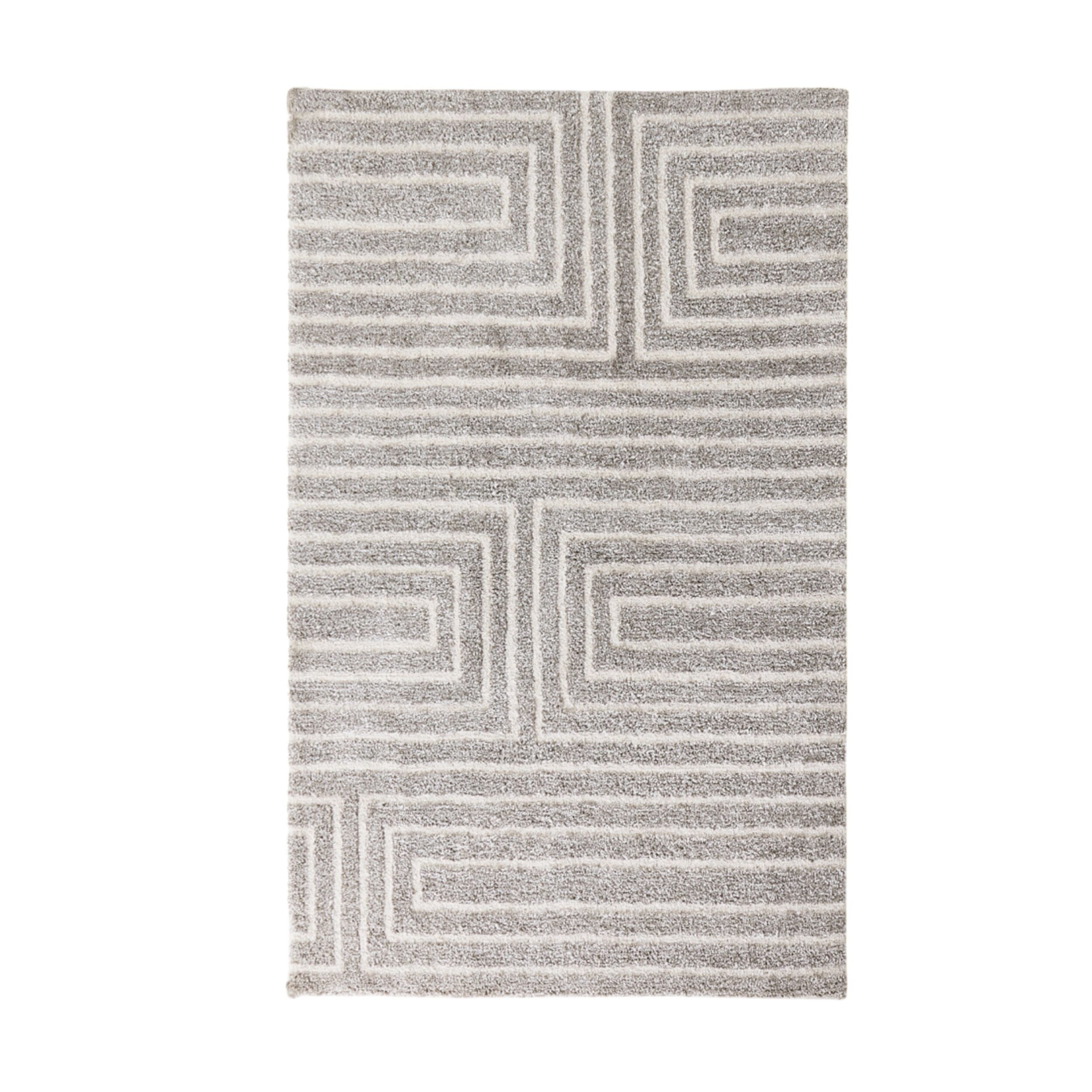 Maze Plush Rug Dove 150x240cm