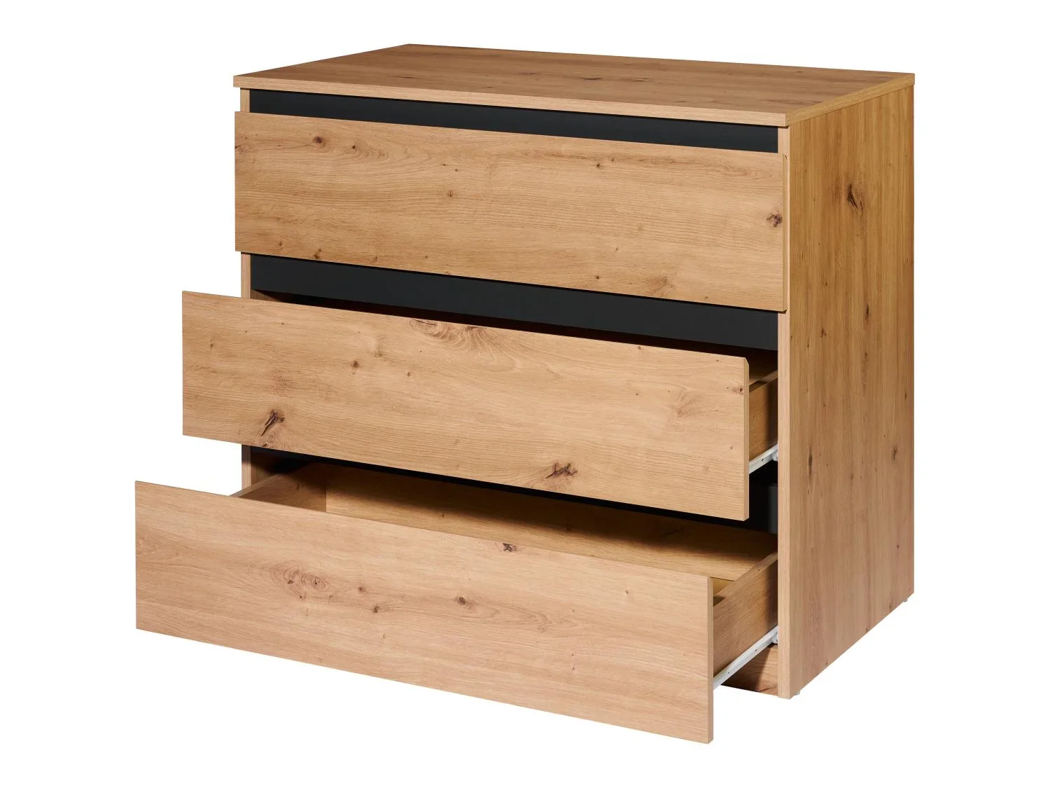 LIVARNO Commode Genve, 80 x 78 x 48 cm, imitation chne
