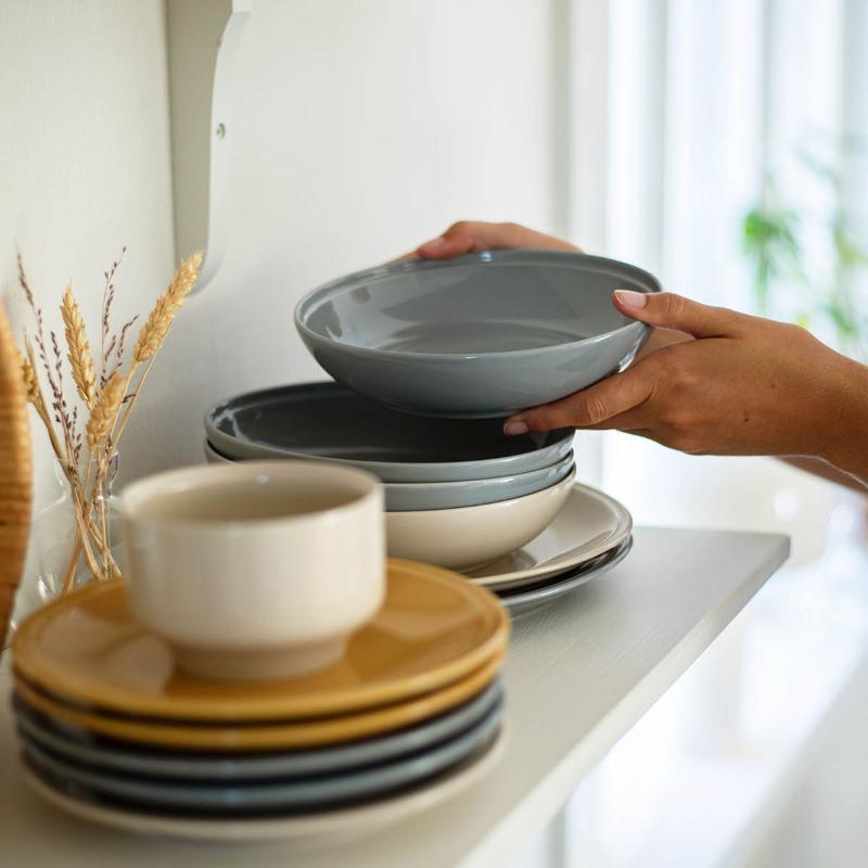 Höganäs Keramik dyp tallerken 19 cm horisont