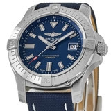 [Super Clone]Breitling Avenger Automatic 43 Blue Dial Blue Nylon Strap Men's Watch - A17318101C1X1