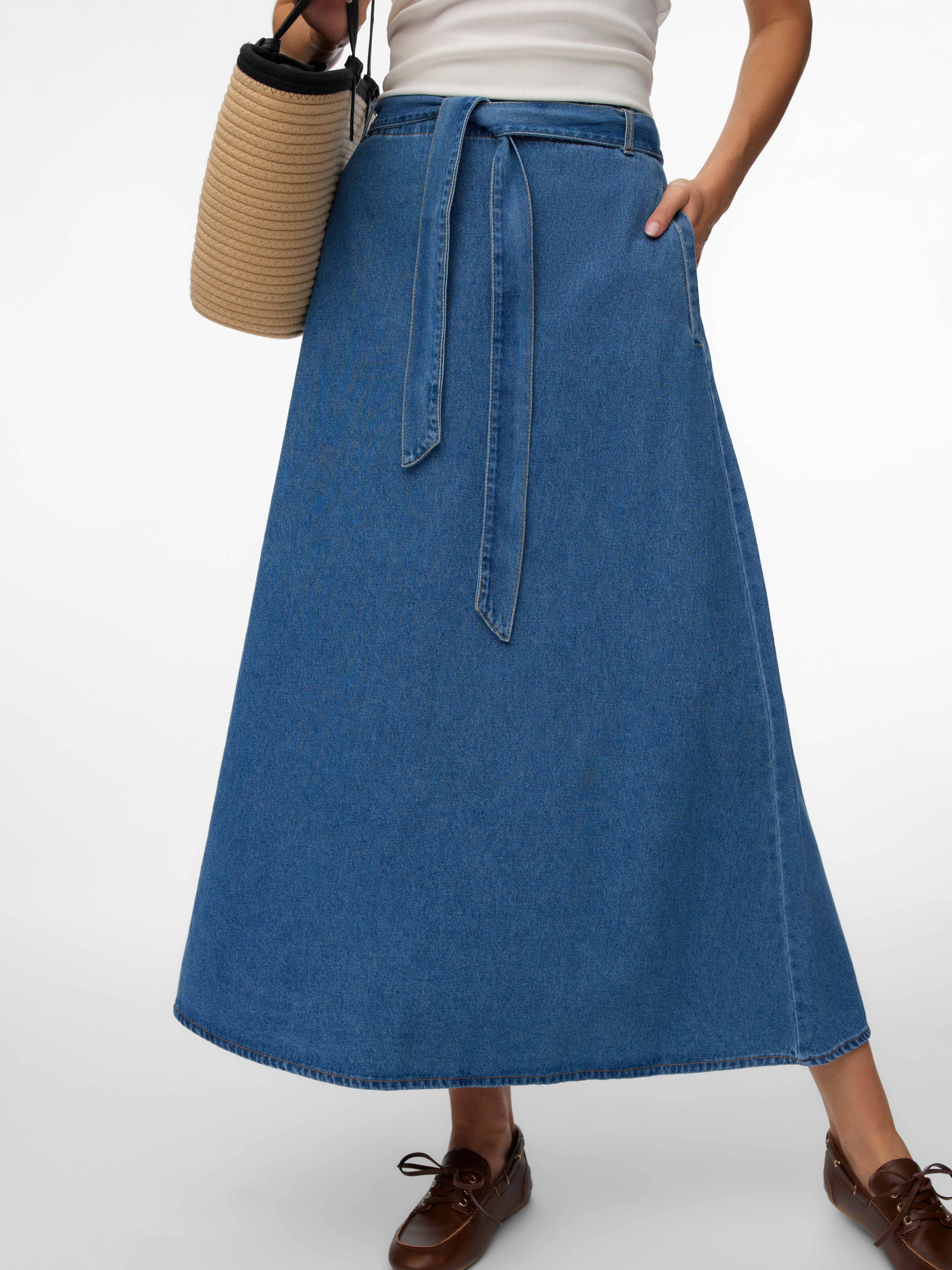 VERO MODA® VMJOLENE Mid rise Long skirt