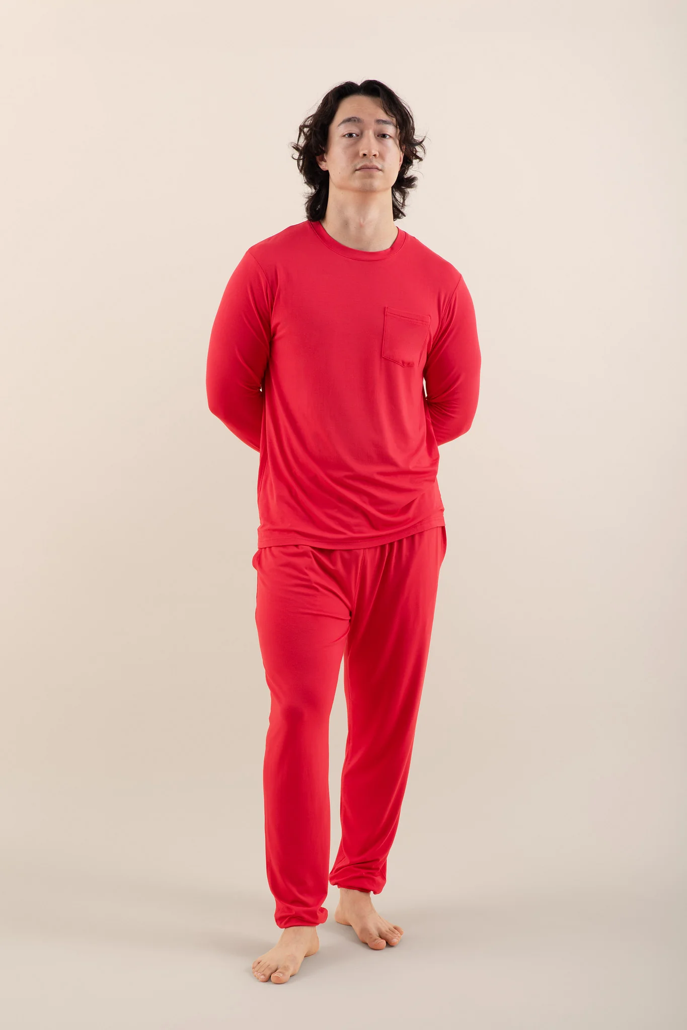Men's Jogger Set in Cardinal