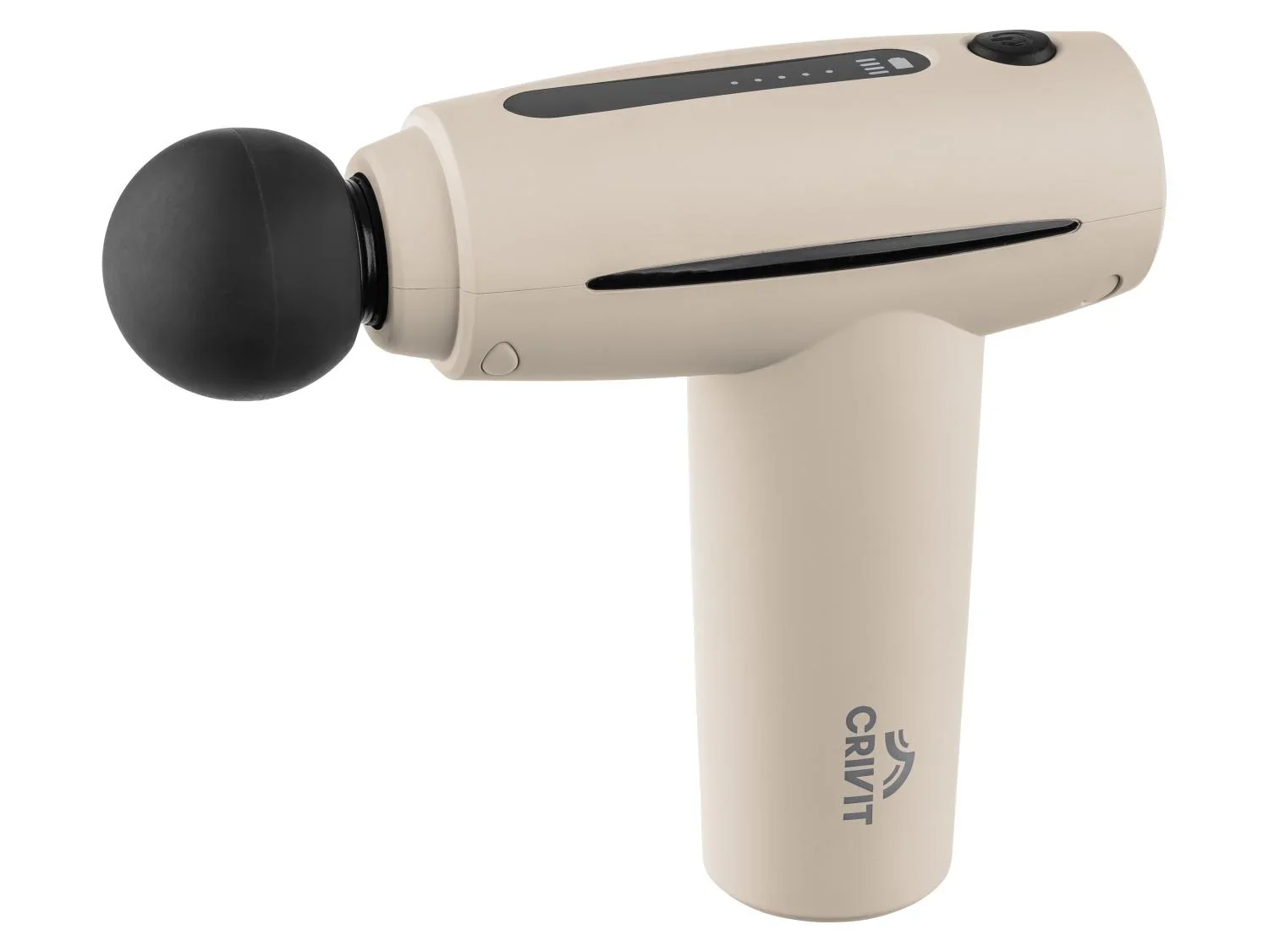 CRIVIT Mini-pistolet de massage CMMG 3.7 A1, 4 ttes, 5 vitesses