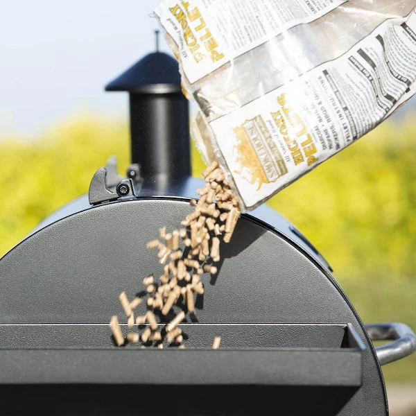 459 Sq. In. Pellet Grill and Smoker in Black