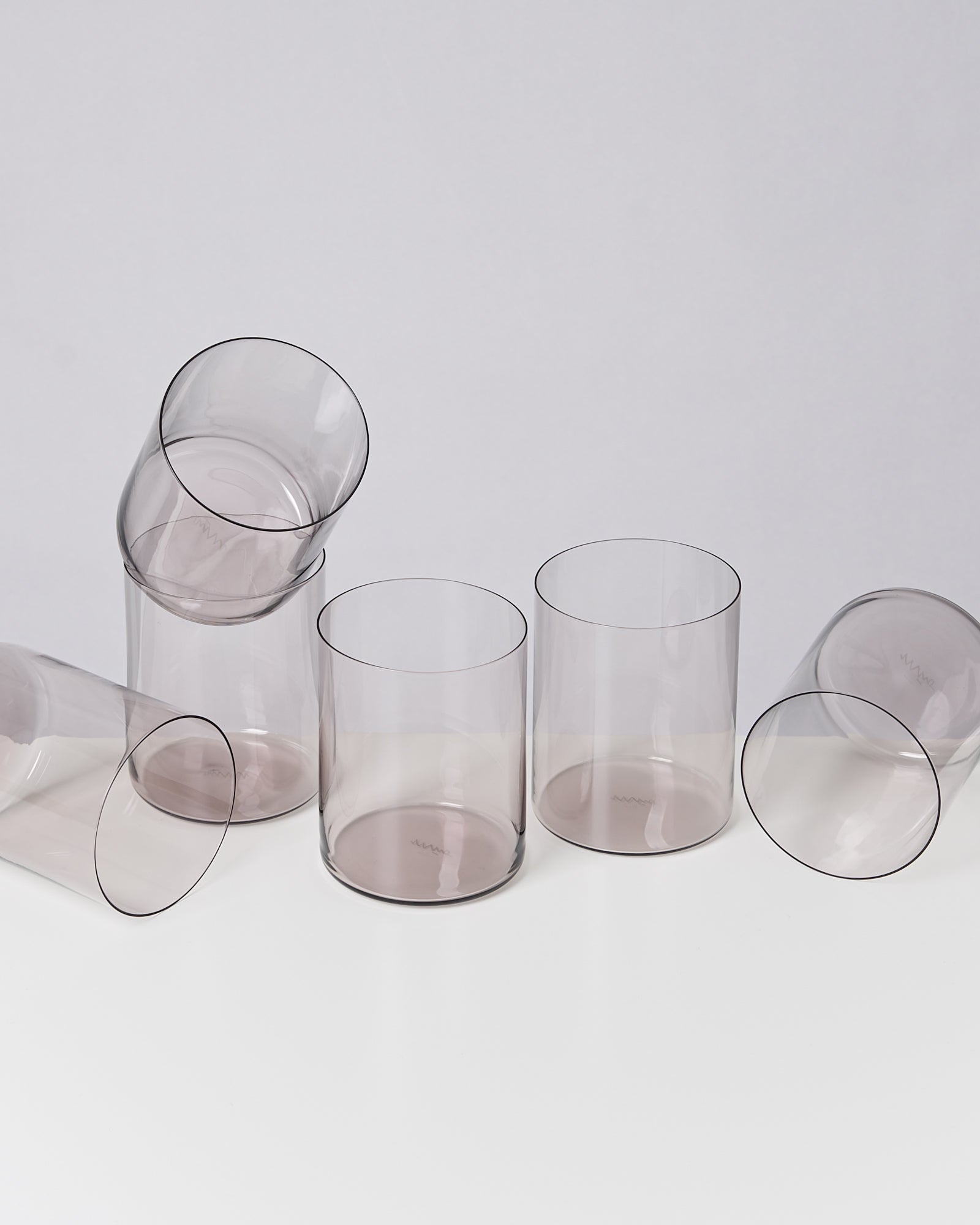 JOIA - LARGE GLASS GRAY SET OF 6