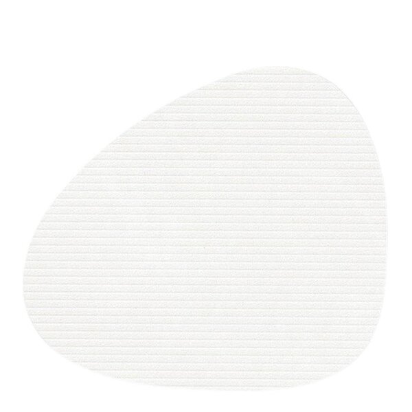 Curve Corduroy glassbrikke 11x13 cm Pure White
