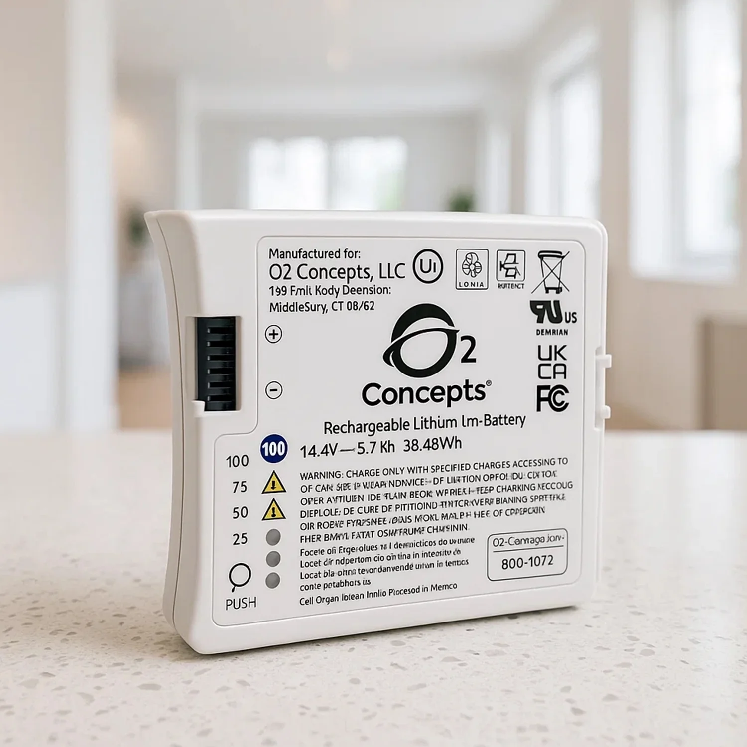 Battery for Oxlife Liberty 2 Portable Oxygen Concentrator