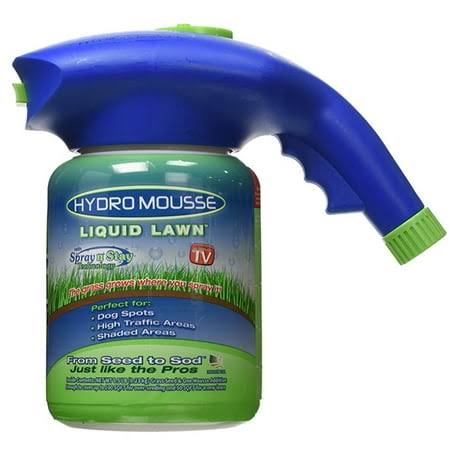 Lawn Sprayer Household Hydro Mousse Bottle Seeding System Liquid Spray Device Wide Mouth Garden Grass Care, Size: One size, Blue