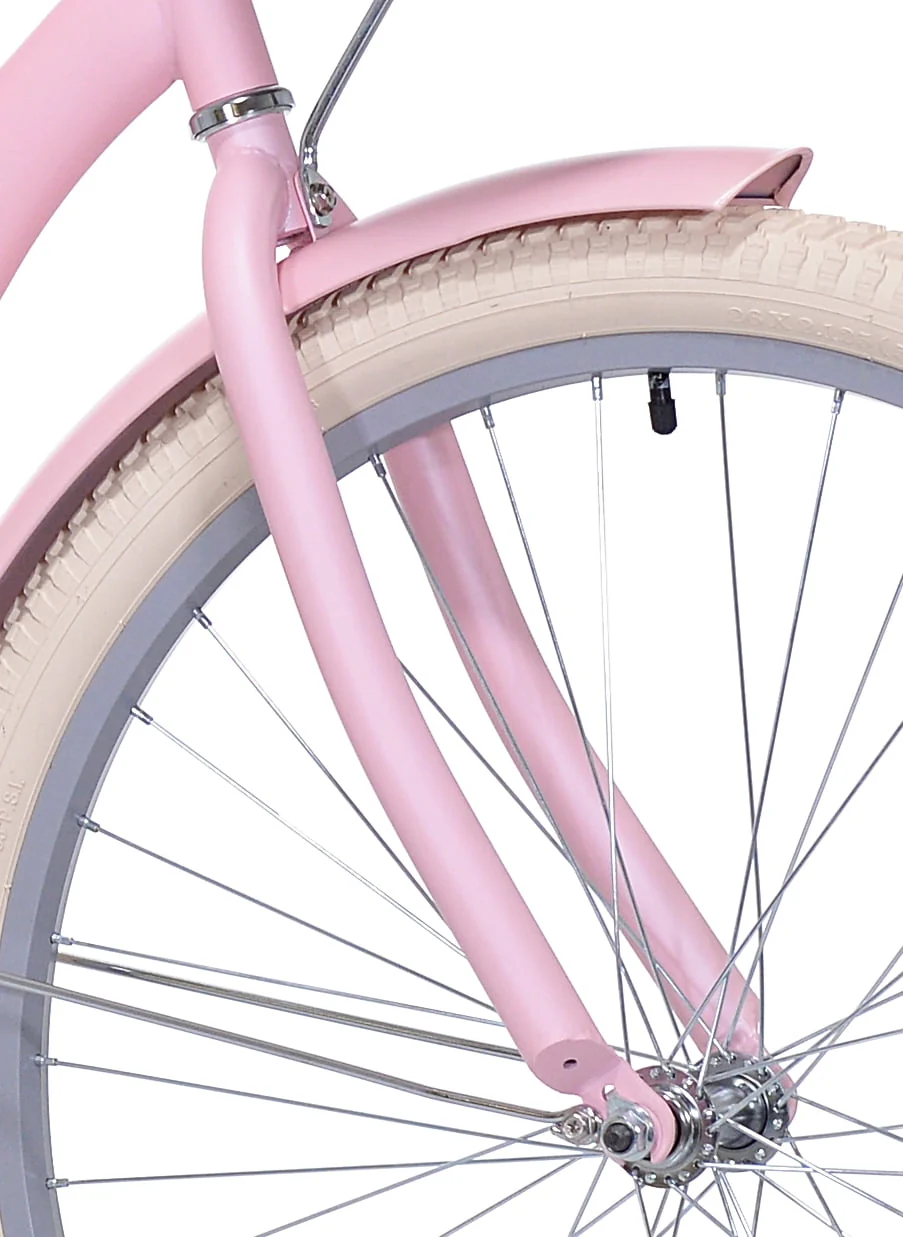 BCA 26 In. Charleston Adult Female Cruiser Bike, Pink