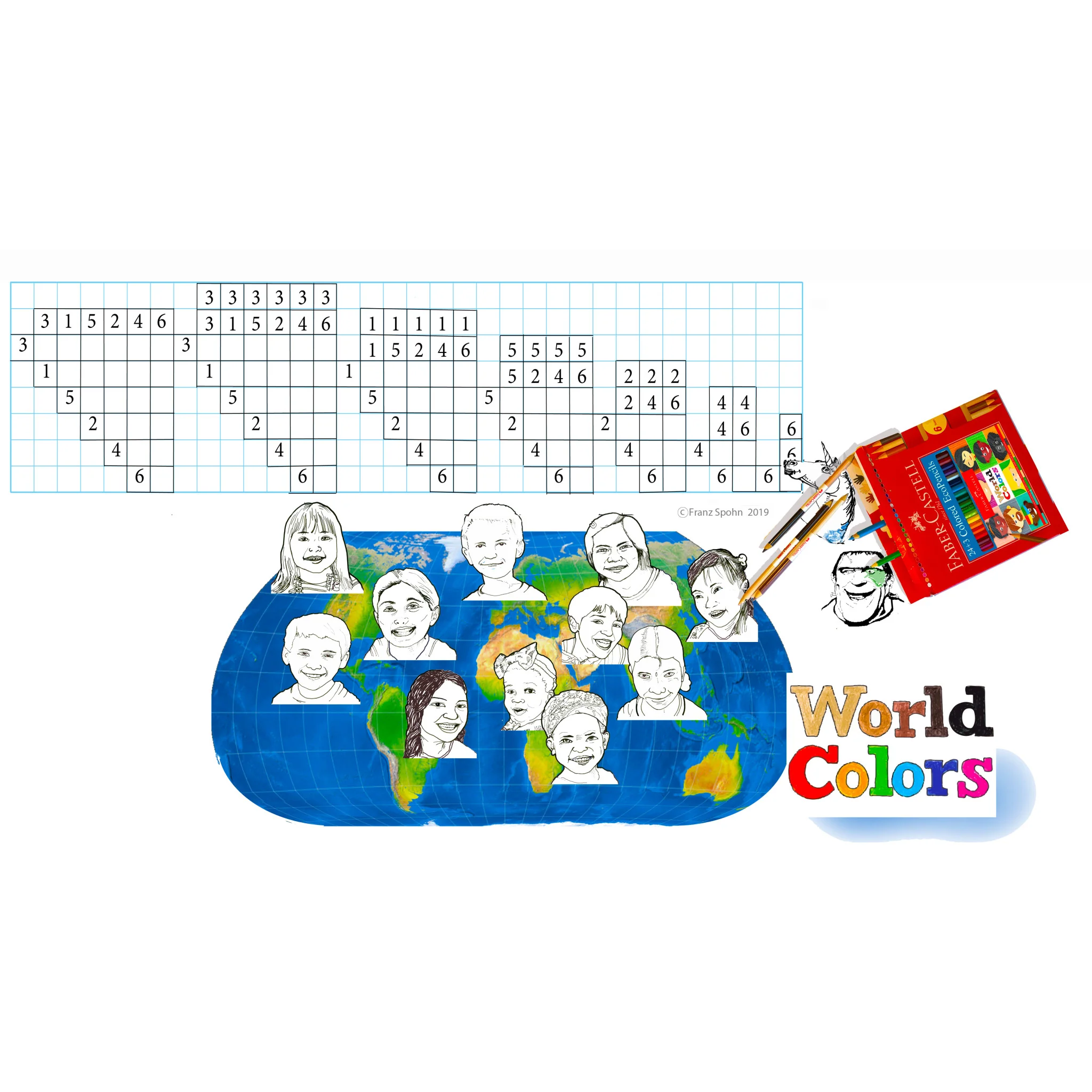 Pack scolaire Couleurs du monde