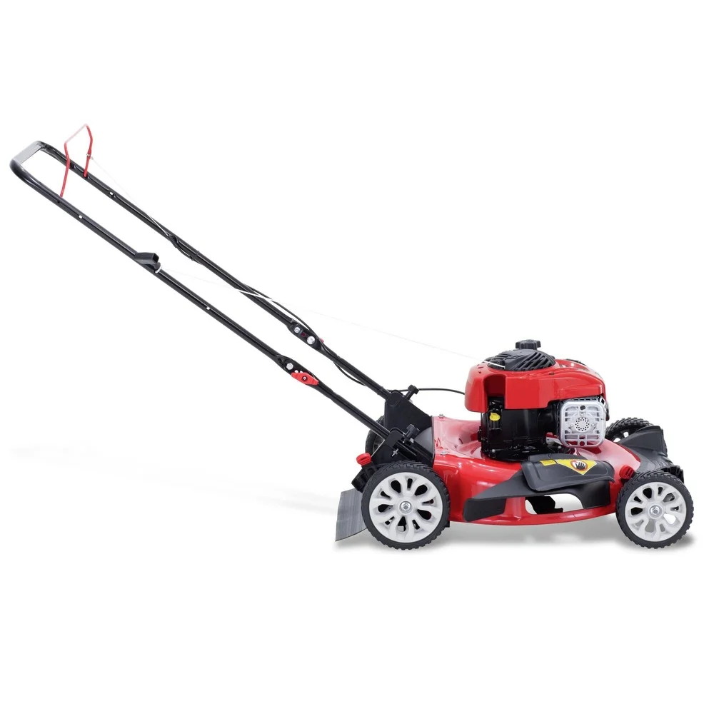 TROY BILT 21 140cc Gas Powered Push Walk - Behind Mower, Triaction Cutting System