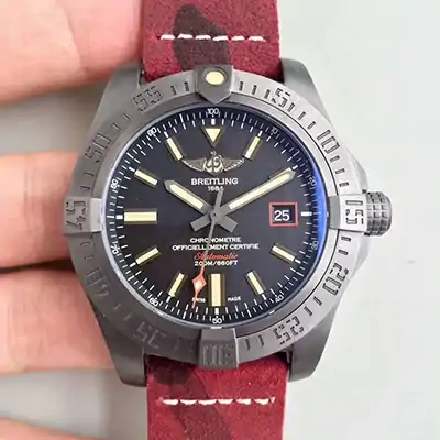 Breitling Avenger Blackbird V1731110 / BD74 / 109W / M20BASA.1 GF Factory Black Dial