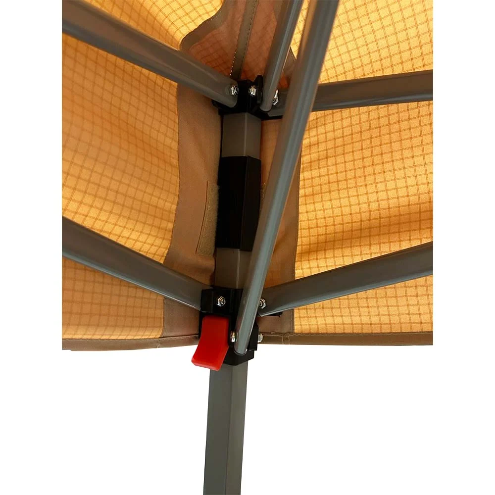 Garden Winds Custom Fit Replacement Canopy Top Cover Compatible with The Phi Villa Base 12' x 12', Canopy Top 9' x 9' Slant Leg - Upgraded Performance RIPLOCK 350 Fabric - Slate Gray