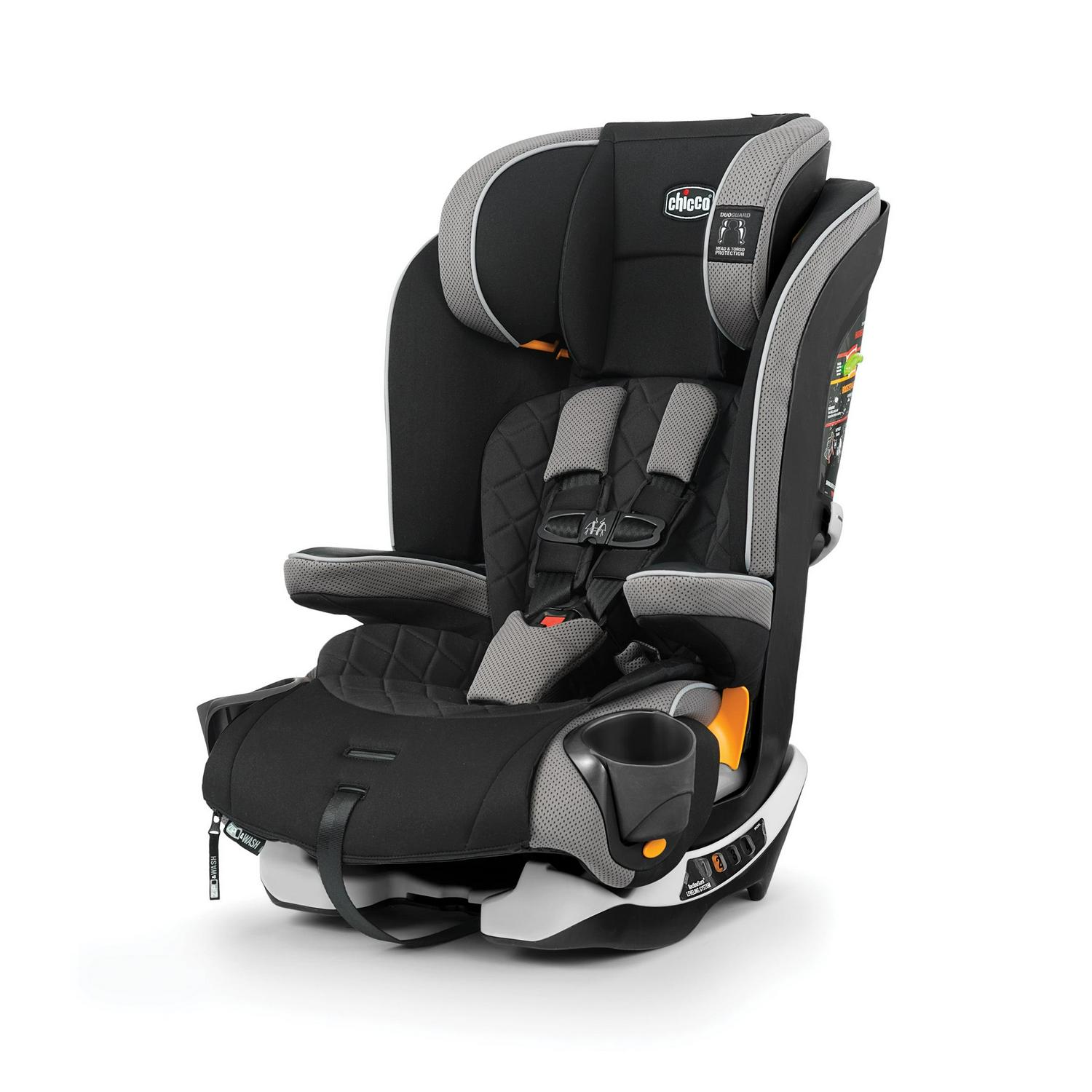 Chicco Myfit Zip Harness and Booster Car Seat - Nightfall (Black). New
