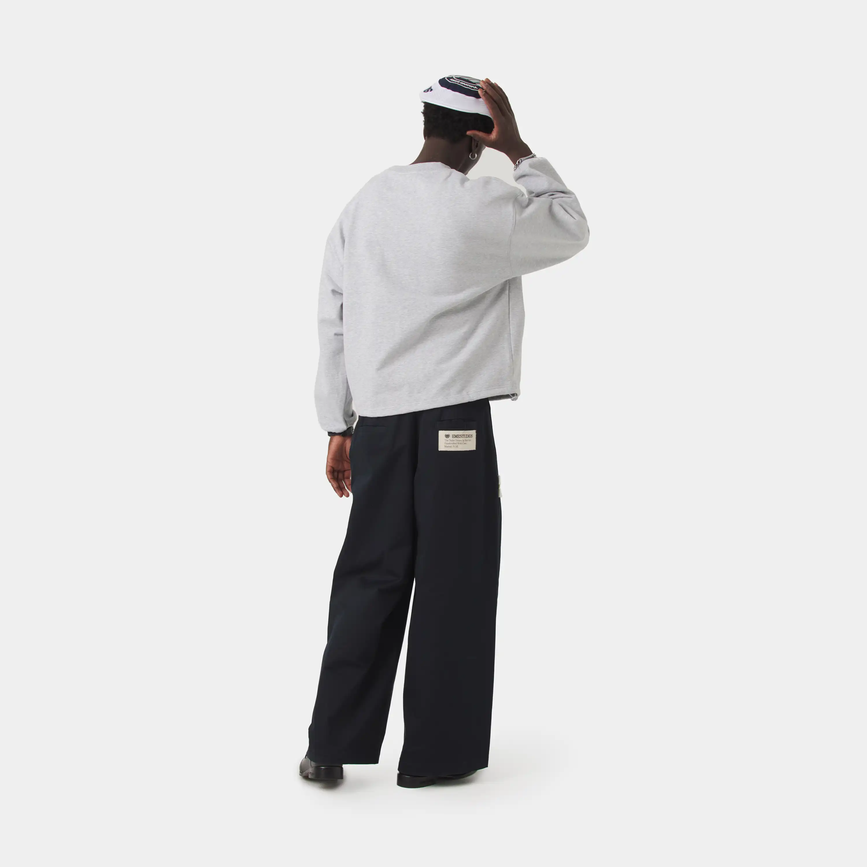 Heritage Navy Tailored Pants