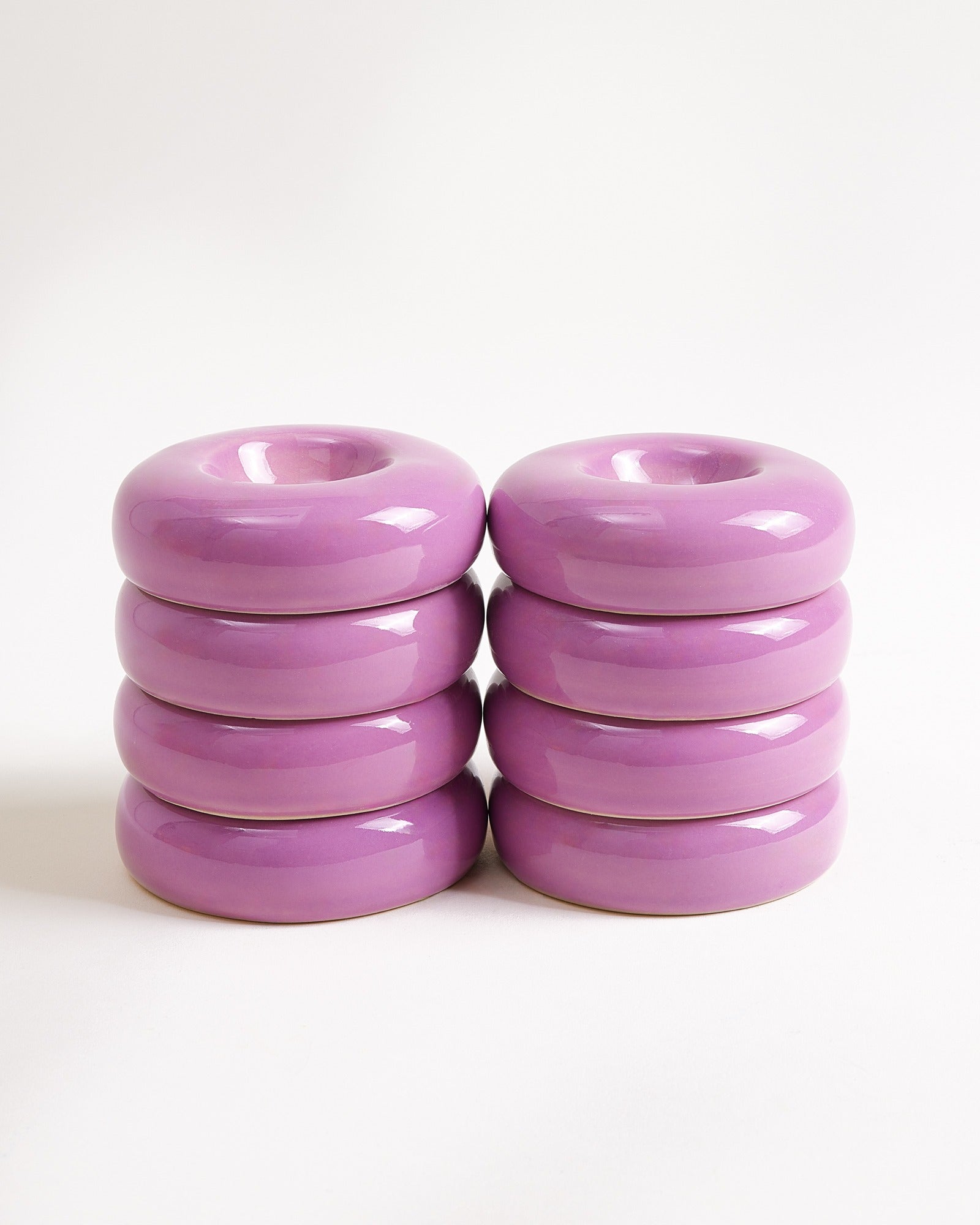SEIA - EGG CUP PURPLE SET OF 8
