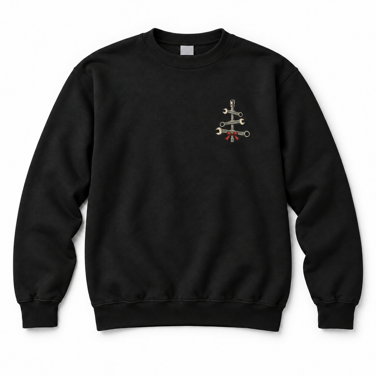 Wrench Tree Chest Print Crewneck Sweatshirt