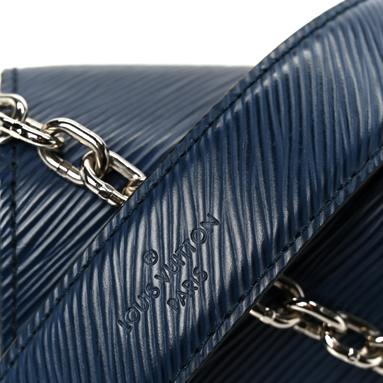 Epi Twist Shoulder Bag MM Navy