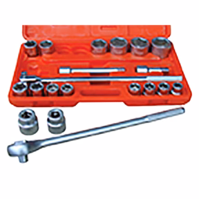 21 Pc. 3/4�?Dr. 6-Point Fractional Socket Set 10021