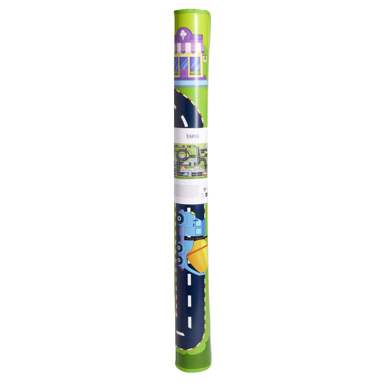 Tapis de jeu voiture avec dessin de ville 89x119,5cm