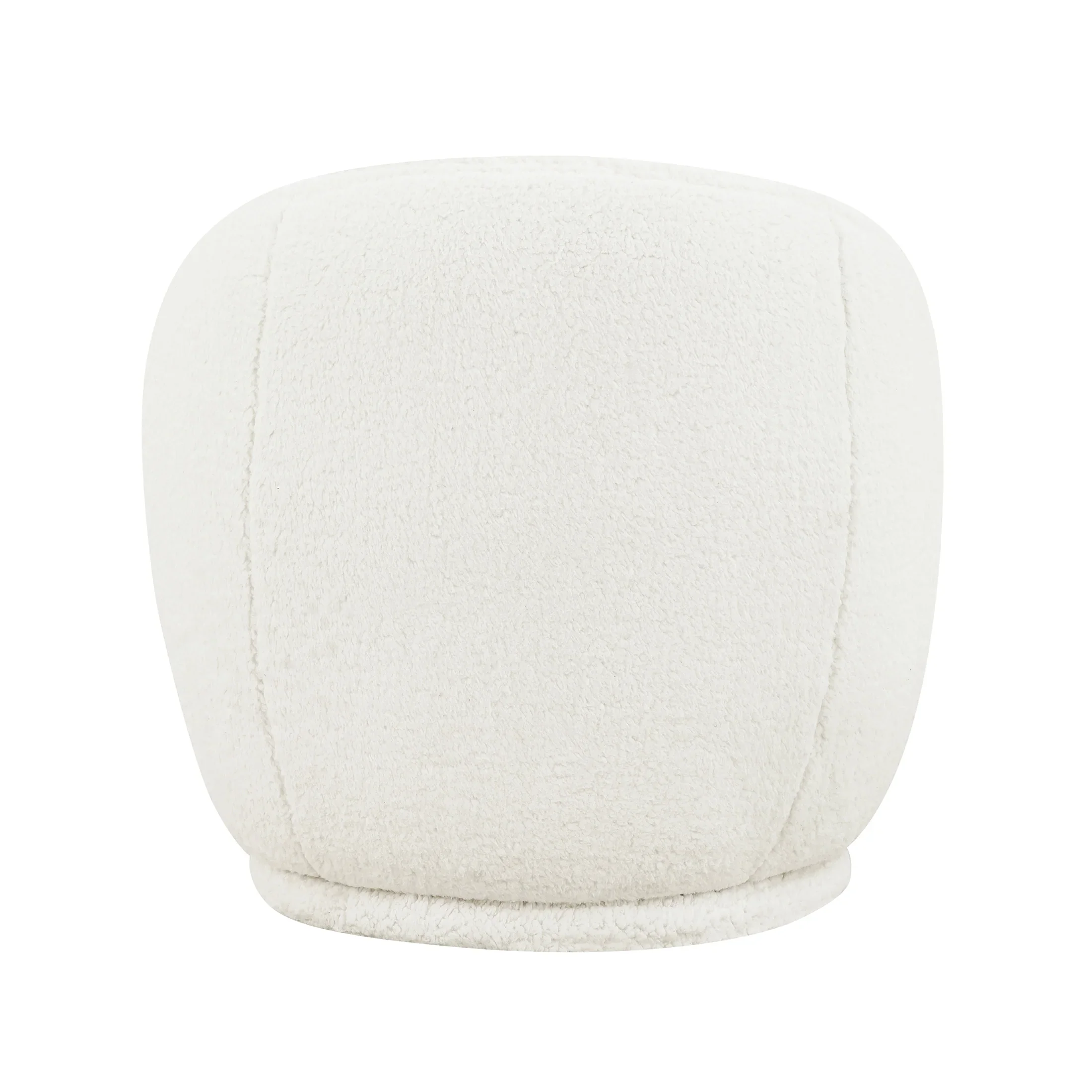 Better Homes & Gardens Mira Kids Swivel Chair, Cream Faux Shearling