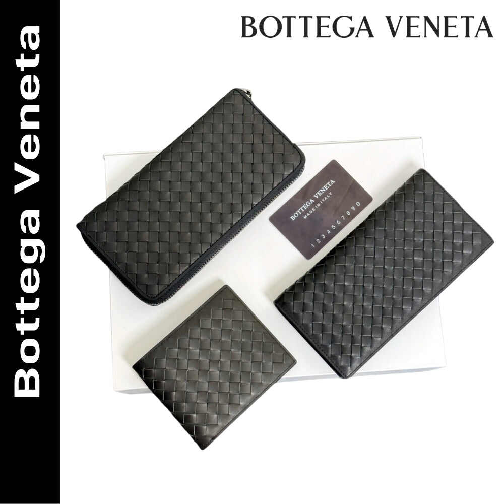 【ボッテガヴェネタ】黒カ財布☆超人気☆長短3種