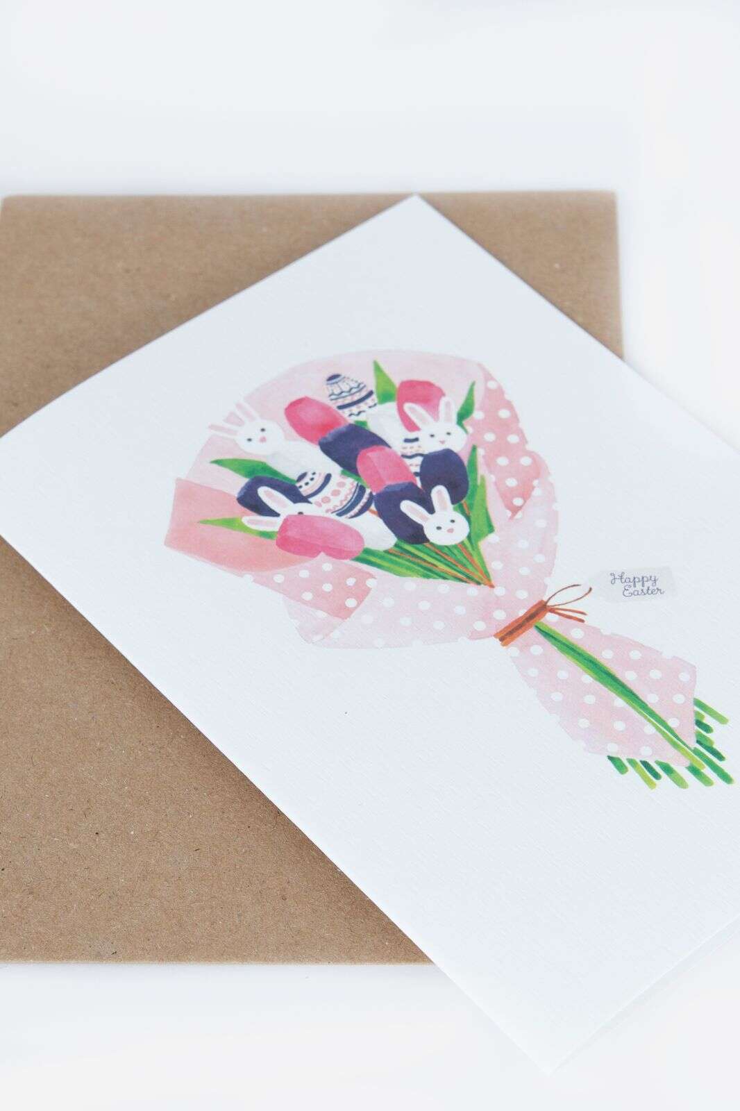 Postkaart boeket Pasen