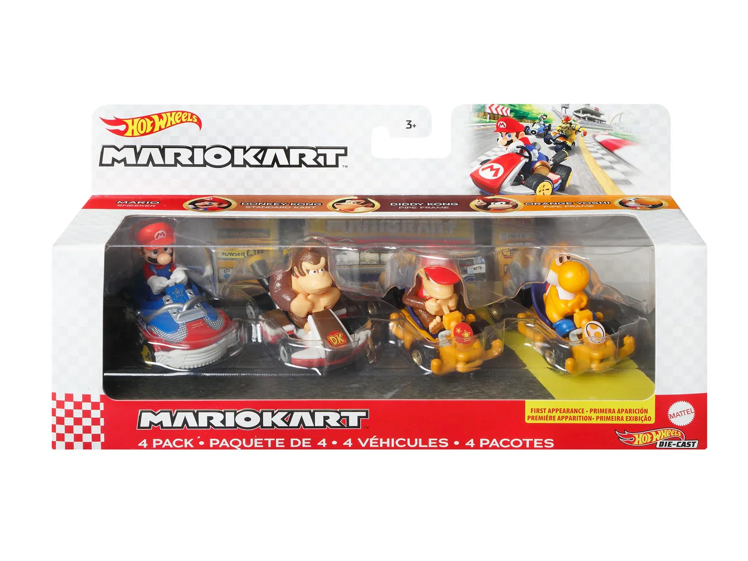 Hot Wheels Voitures jouet Mario Kart