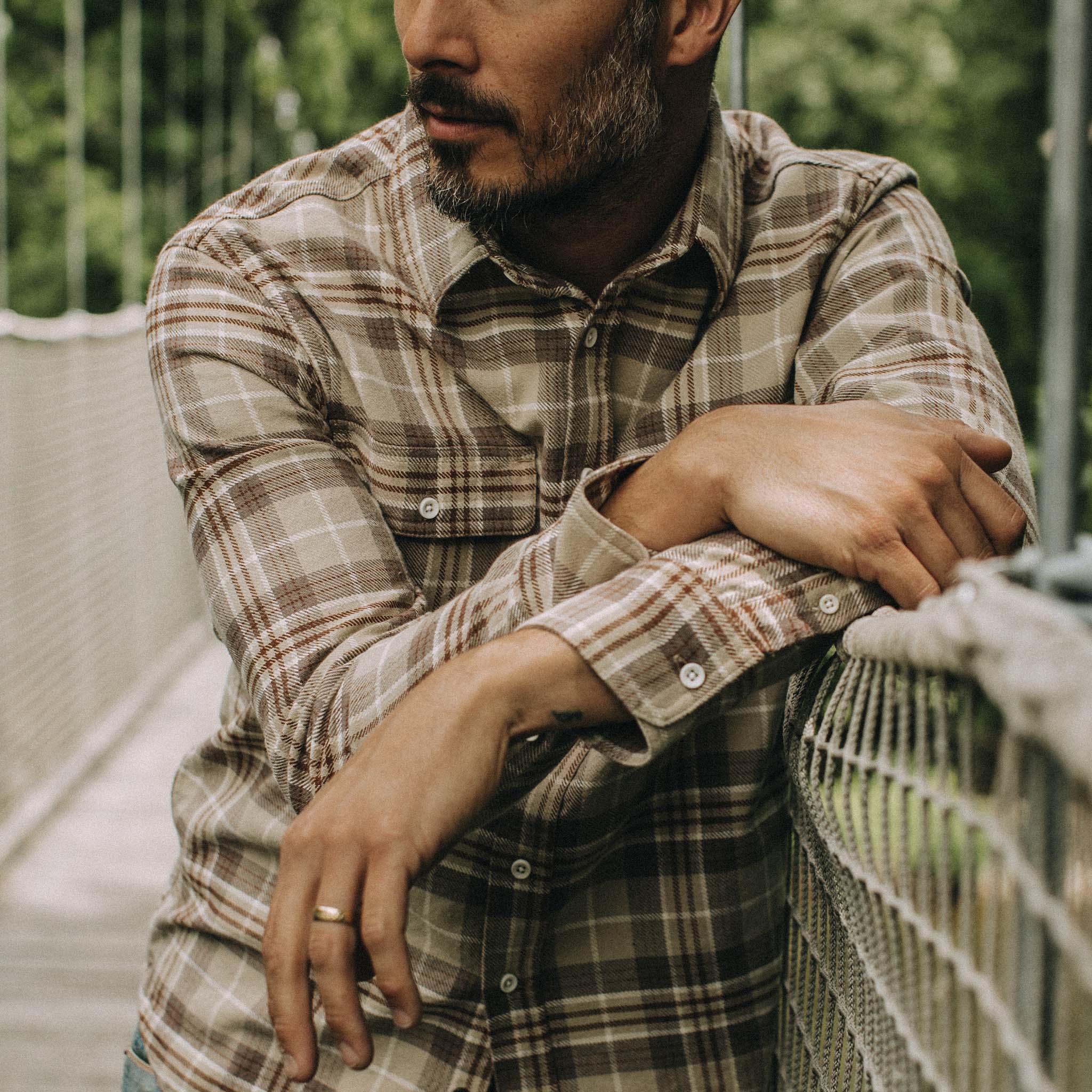 Chemise Ledge à carreaux fossiles
