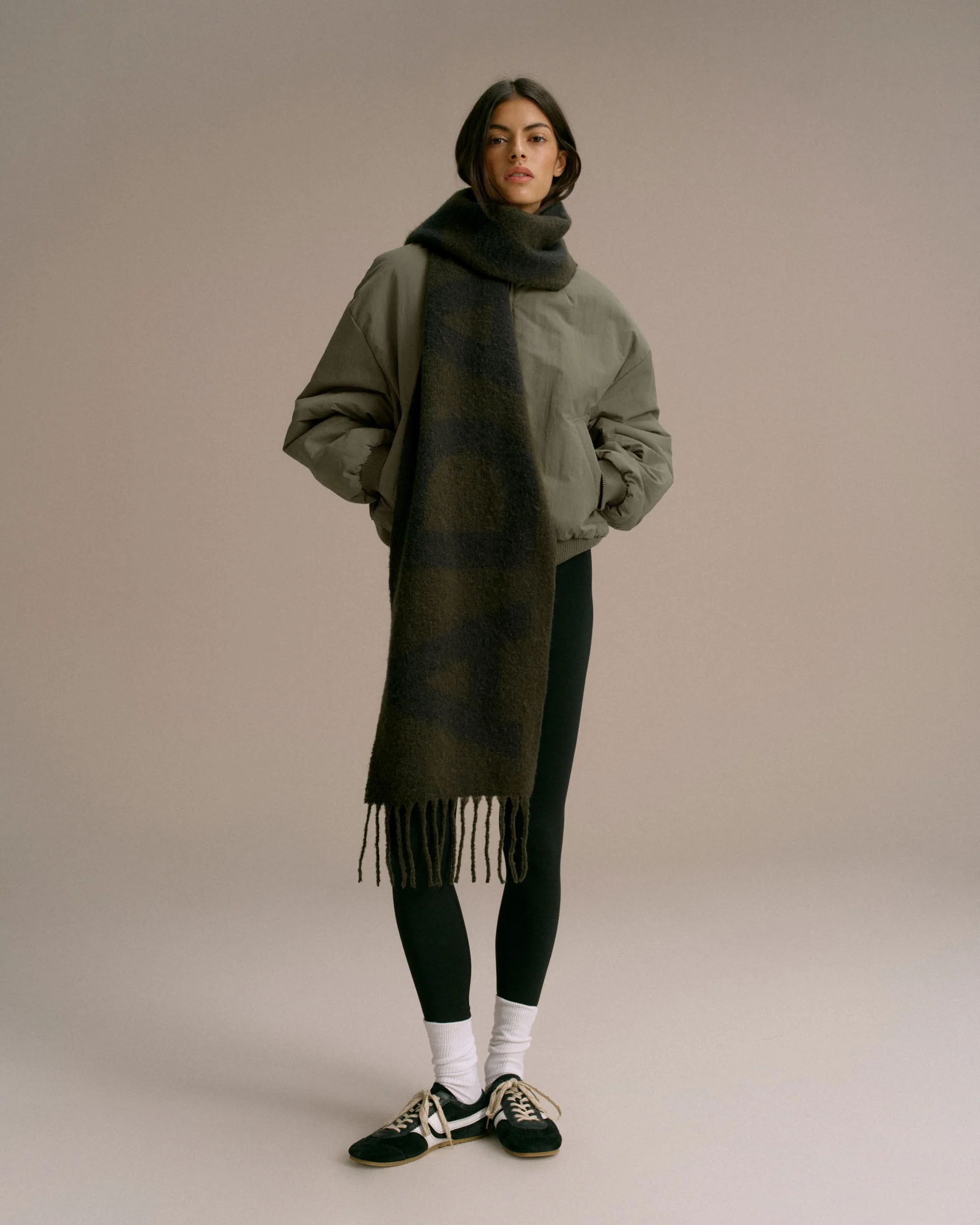 Knit Scarf - Fern Green