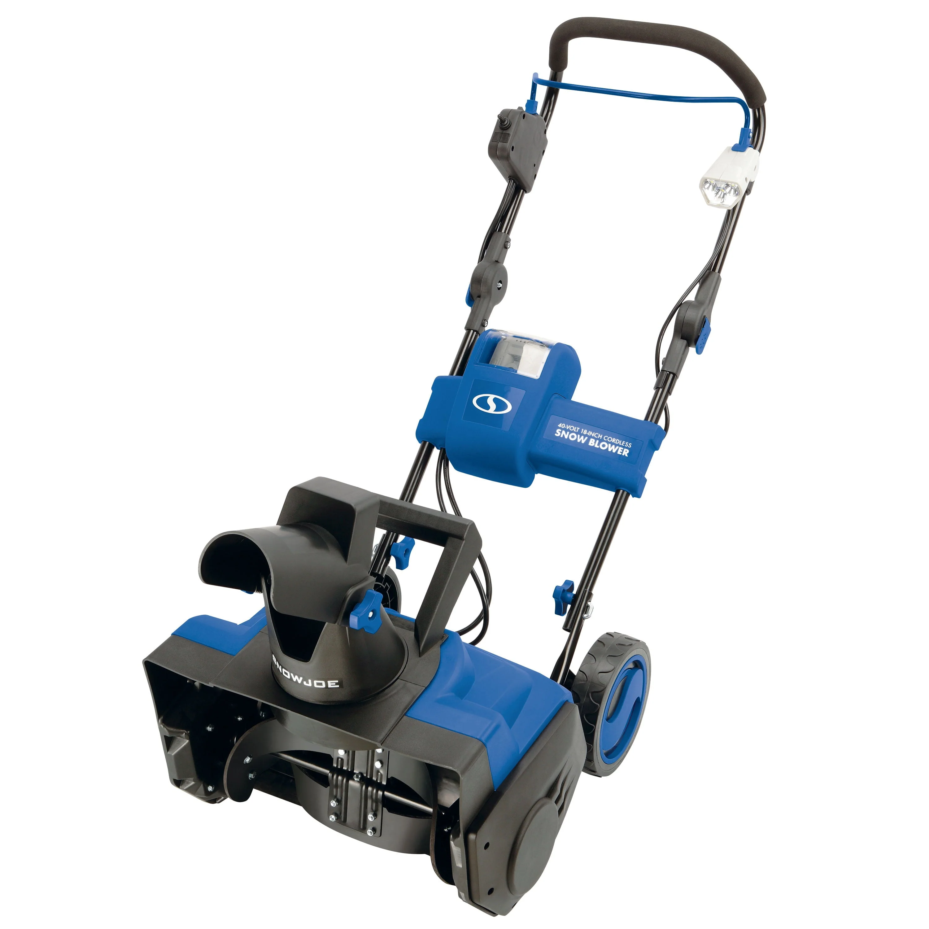 Snow Joe iON18SB 40 Volt iONMAX Cordless Brushless Single Stage Snowblower Kit, 18 Inch, With 4 0 Ah Battery and Charger(Blue) Image 8