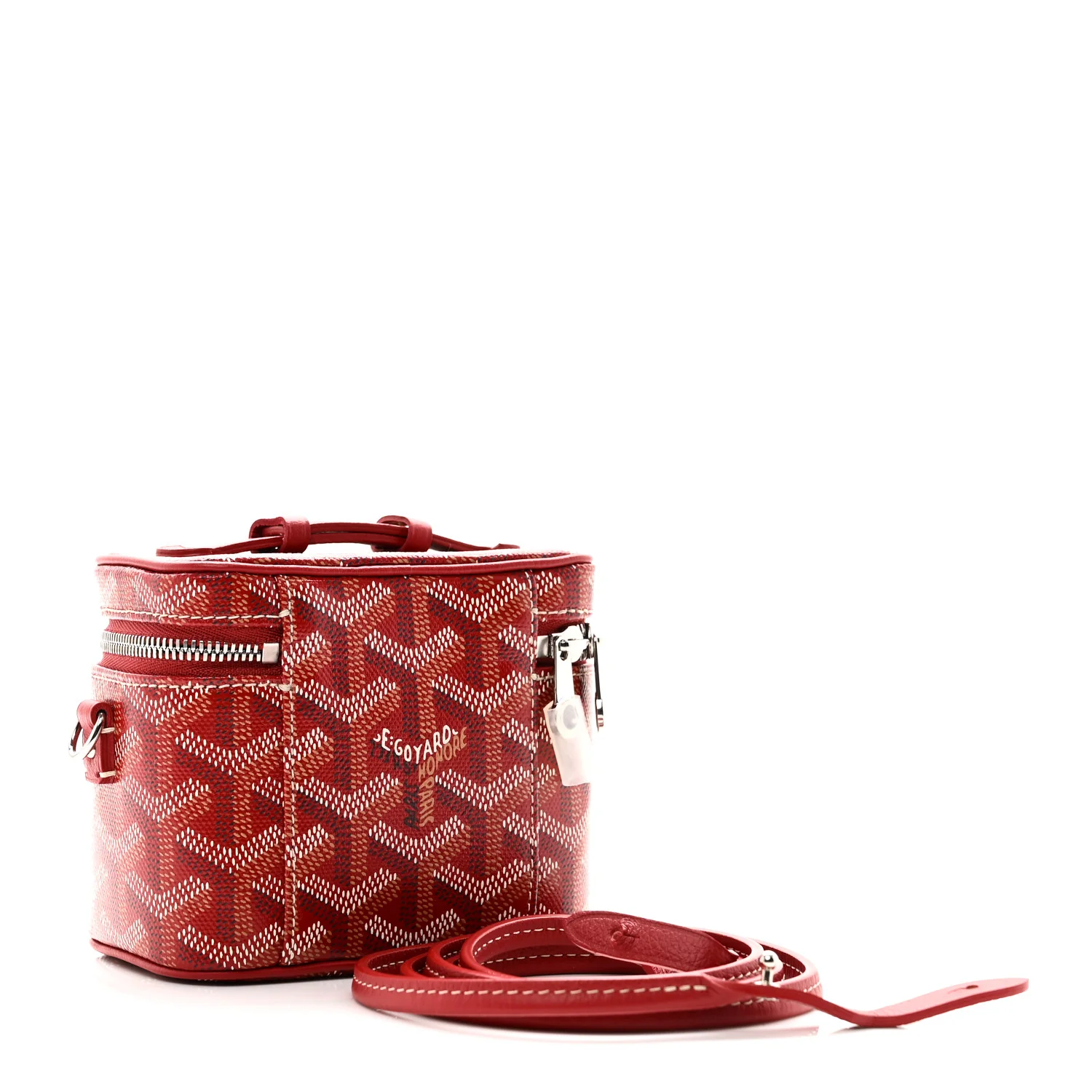 Goyardine Muse Nano Vanity Case Red