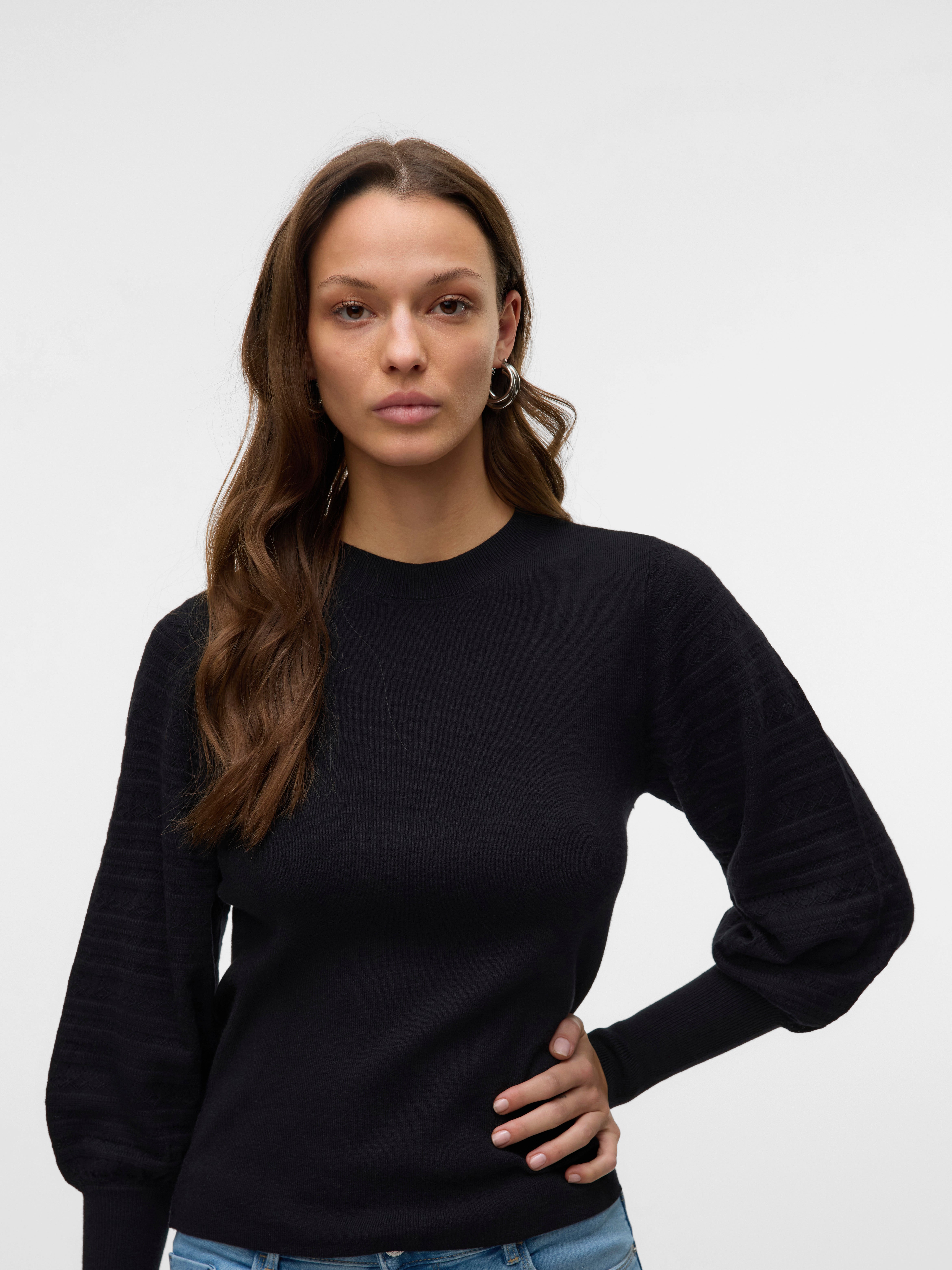 VERO MODA® VMHOLLYPOINTELLE Knitted pullover