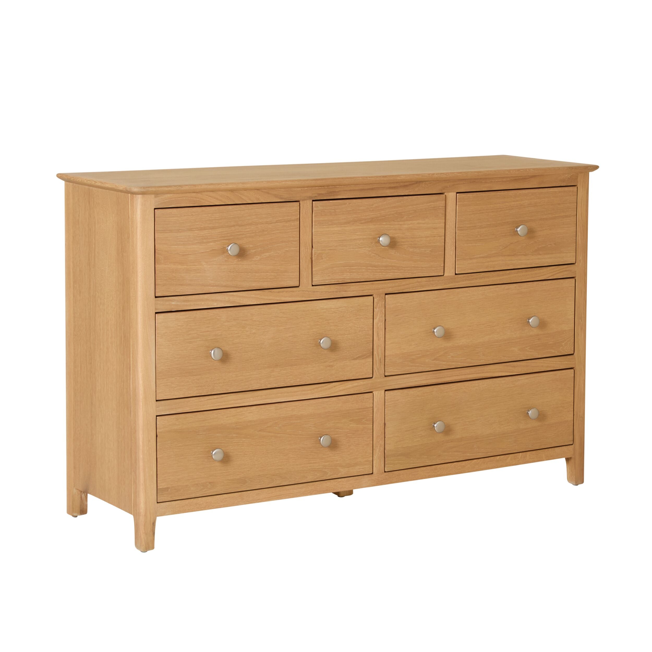 Oakridge 7 Drawer Chest Light Oak