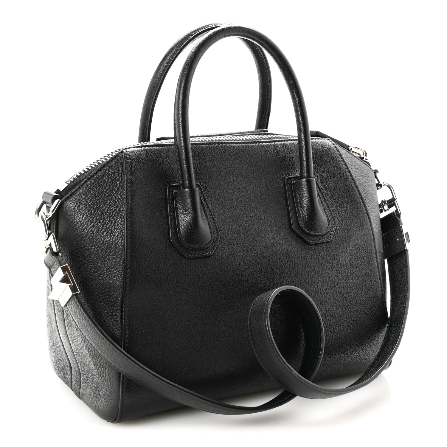 Sugar Goatskin Small Antigona Black