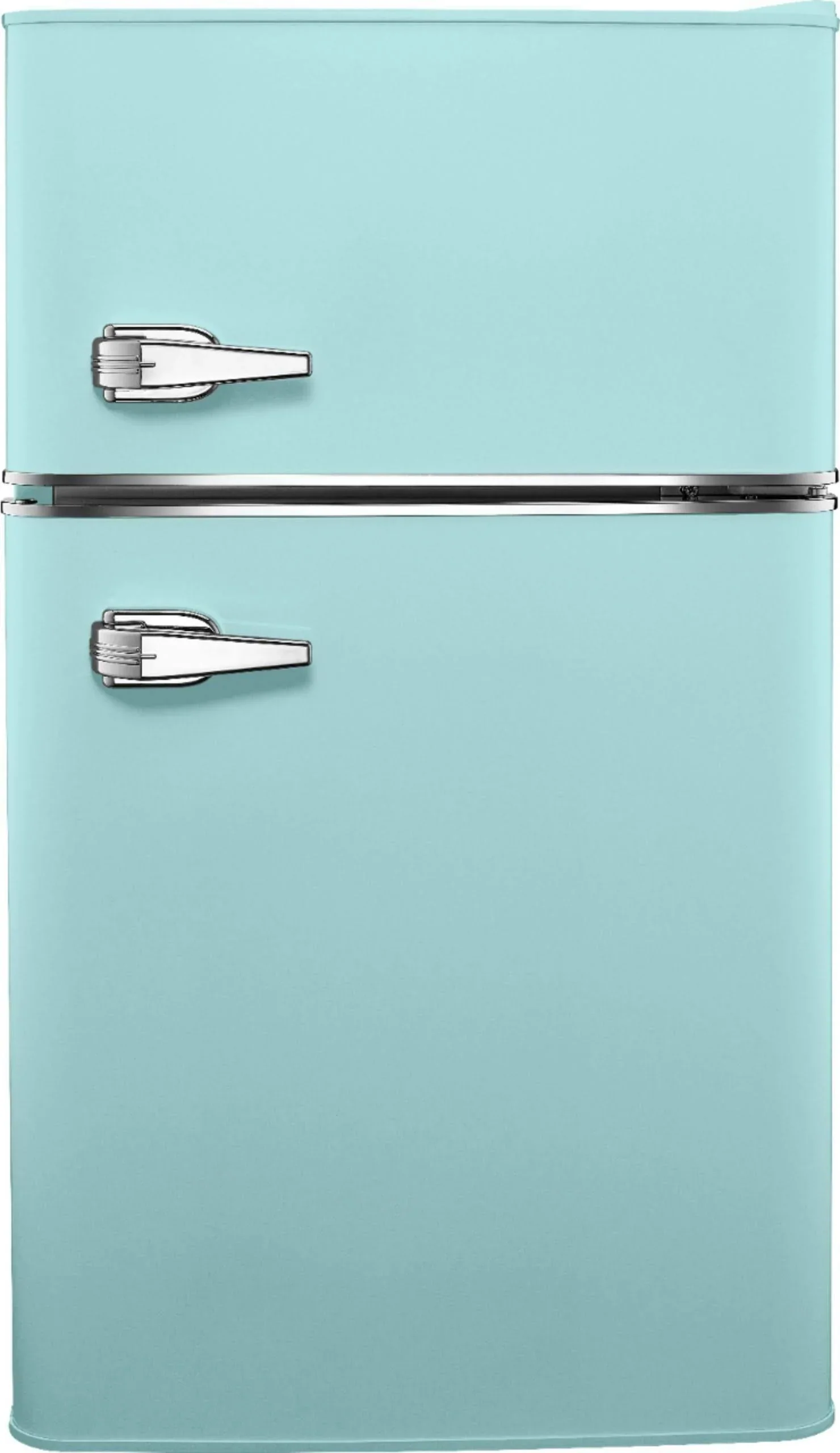 3.1 Cu. ft. Retro Mini Fridge with Top Freezer – Cool Mint
