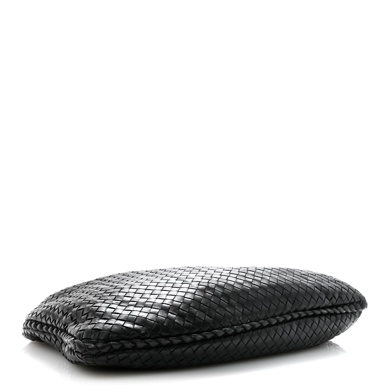 Nappa Intrecciato Large Veneta Hobo Black