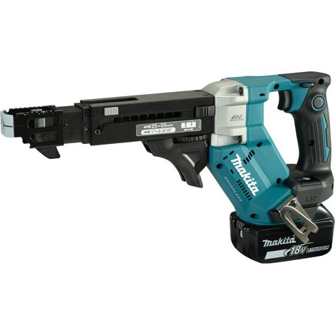 Makita – Visseuse sans fil 18V – Moteur Brushless – Vissage rapide 25-55 mm – Pour chantiers humides – Profondeur d'enfoncement réglable — vue 1
