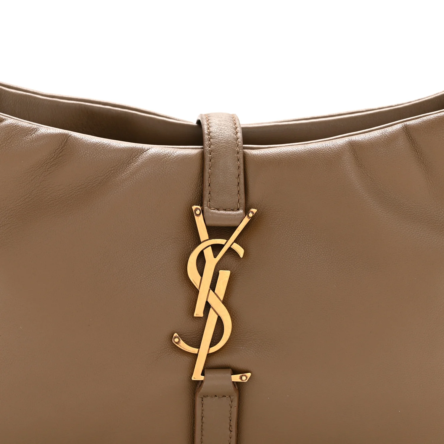 Padded Lambskin Le 5 A 7 Hobo Dark Peanut