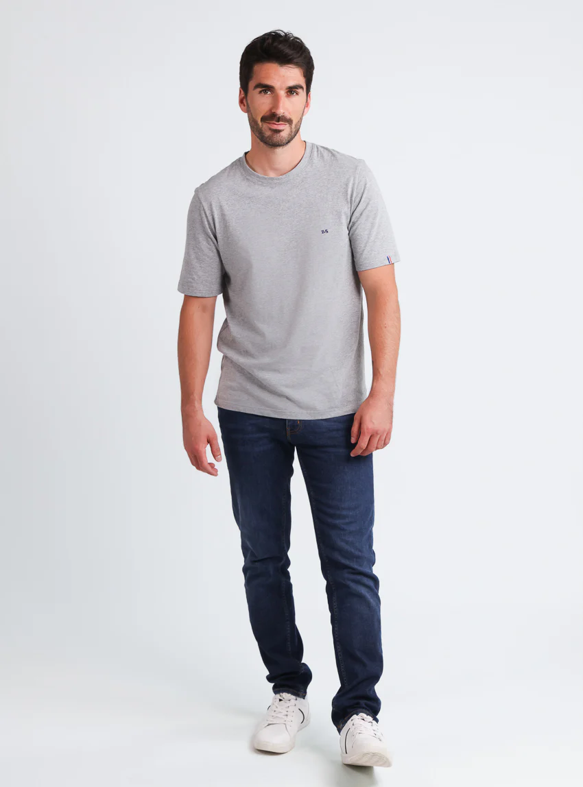 Jean homme en coton  Bleu Brut