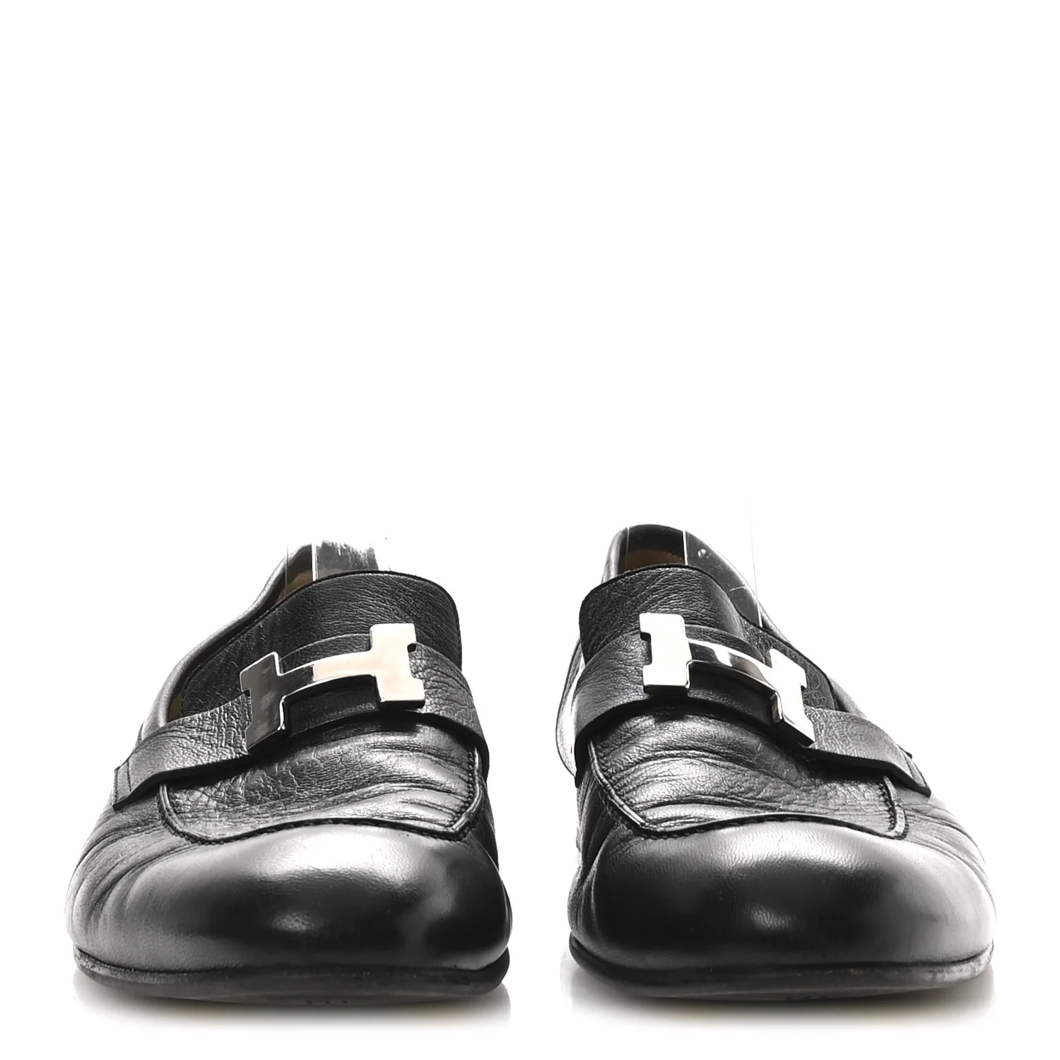 Goatskin Men's Paris Loafers 42 Black