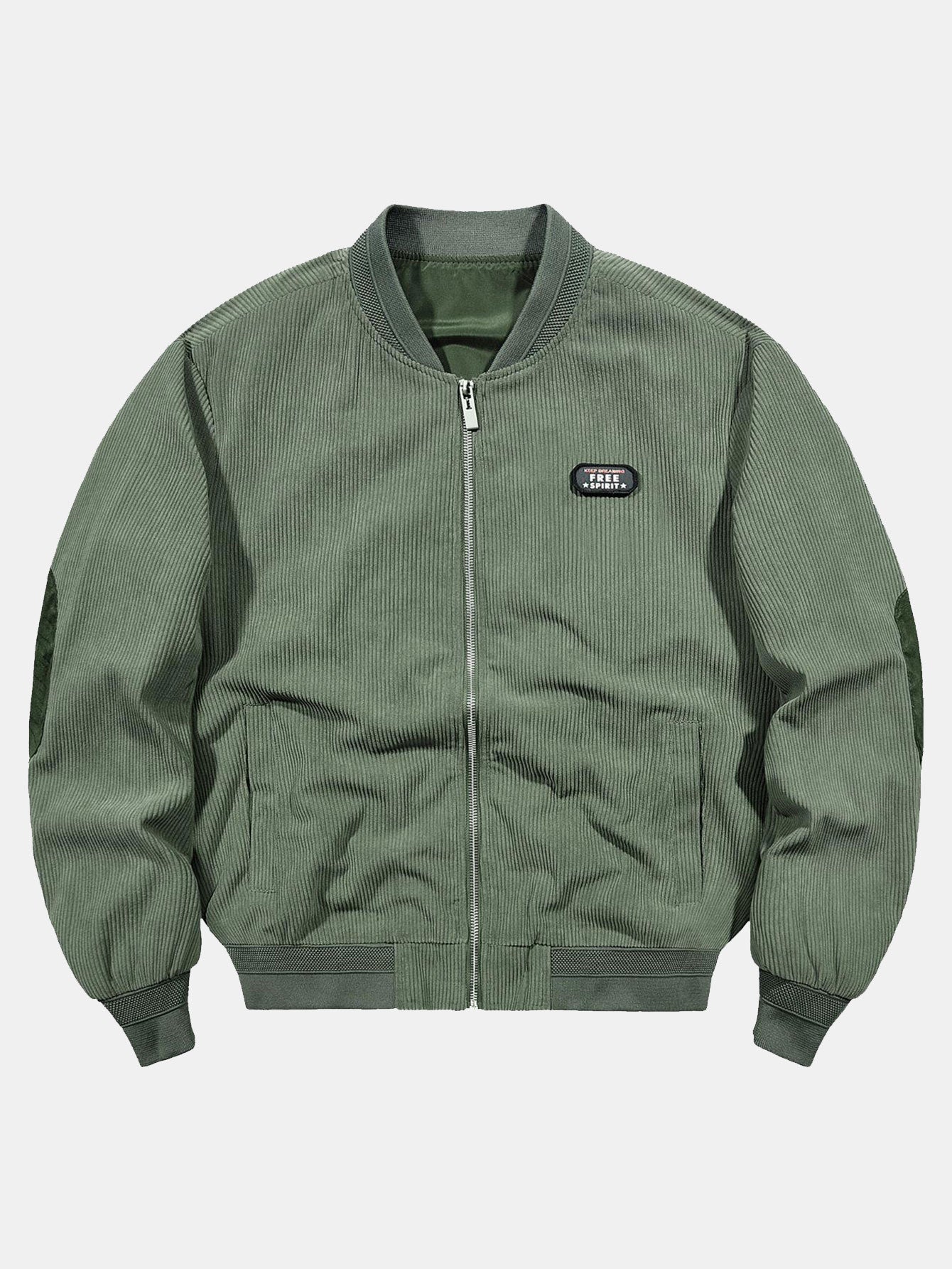blouson aviateur en velours côtelé