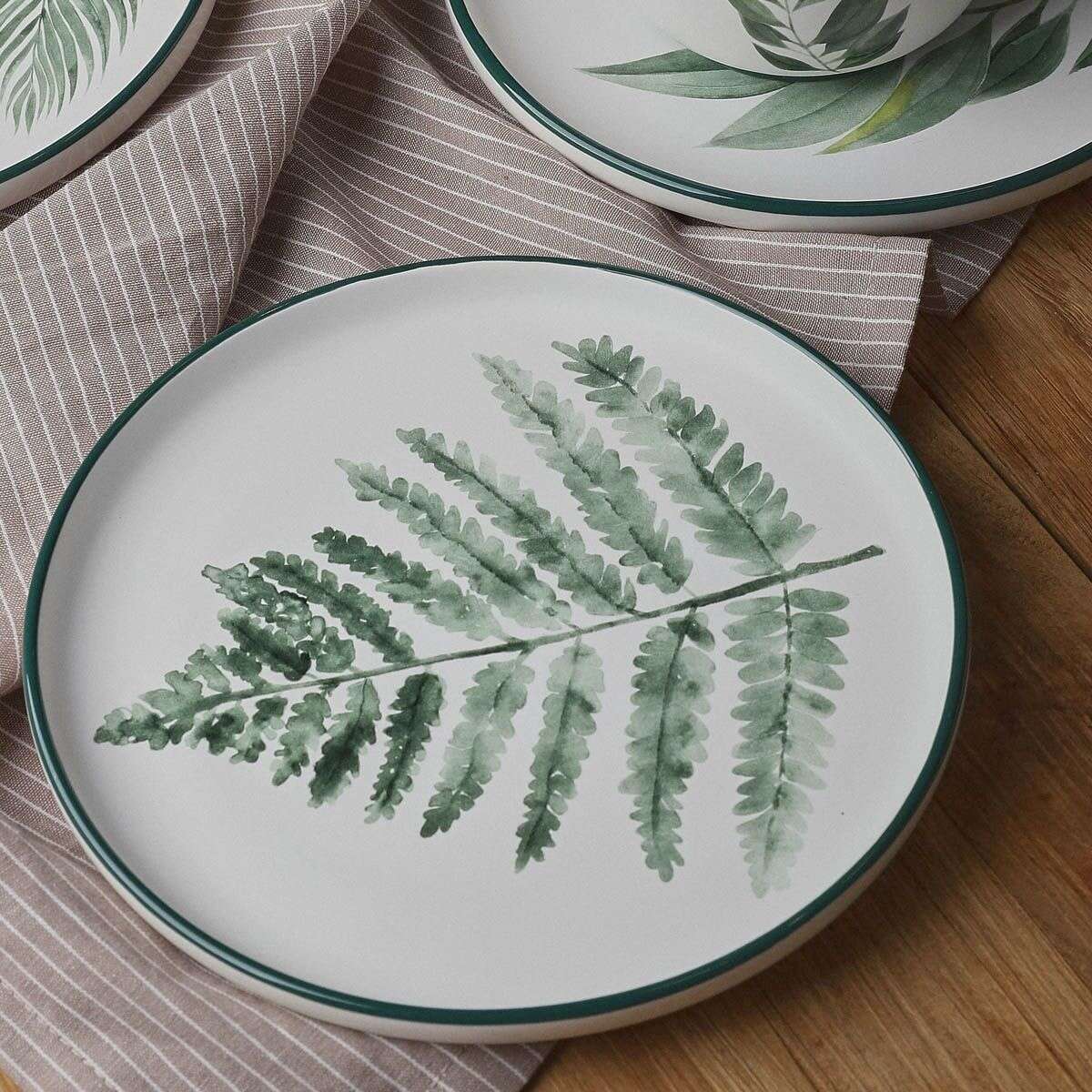 Talerz BLYDE z liściem paproci 20cm