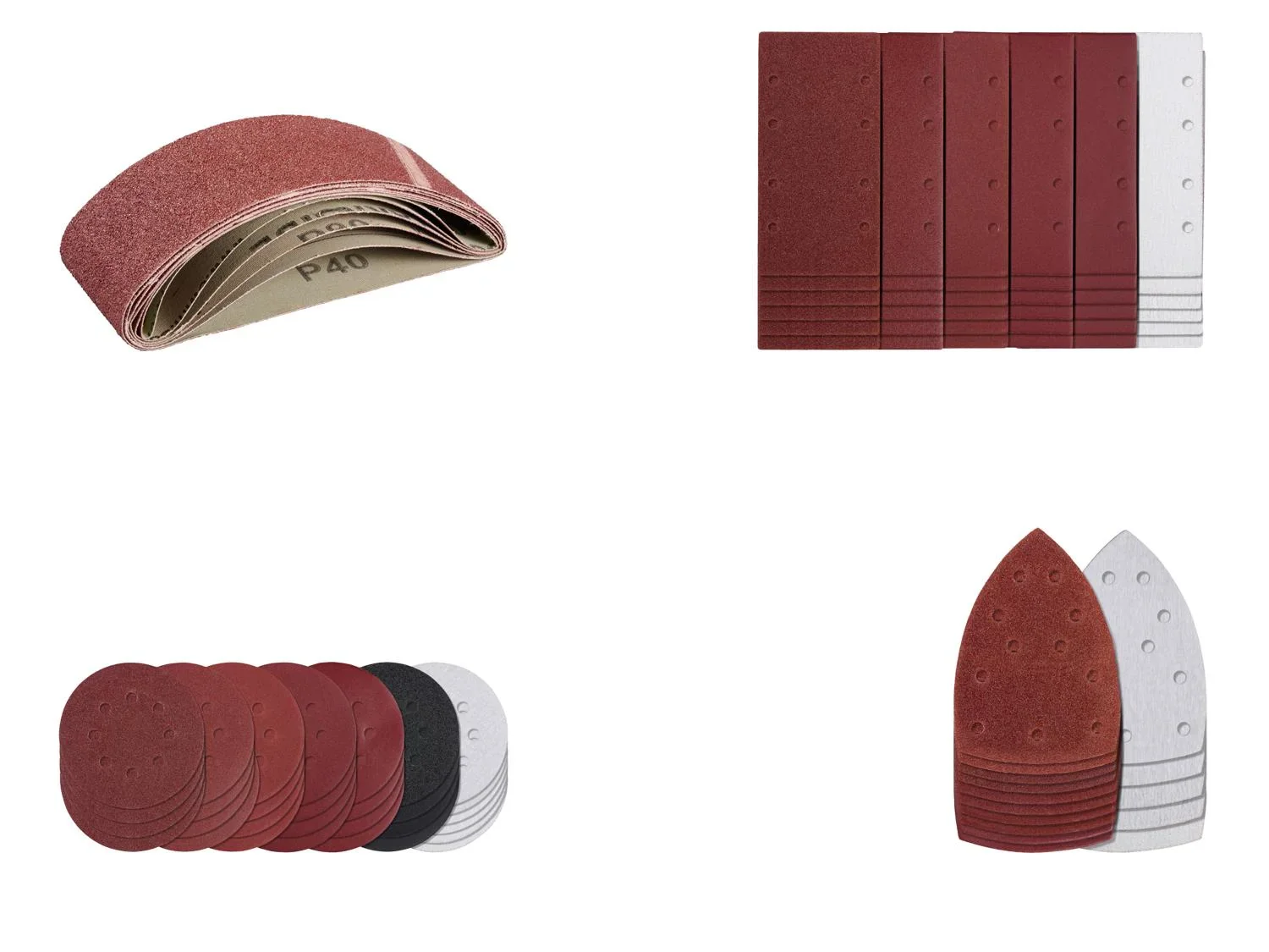 PARKSIDE Set de papier abrasif