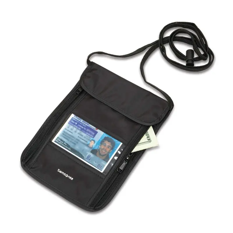 Black RFID Neck Pouch RFID Accessories | 7190-LXKMJ - SAMSONITE OUTLET