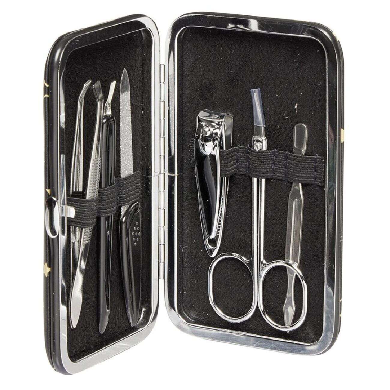 Set manucure 6 pièces Spring fleuri, gris