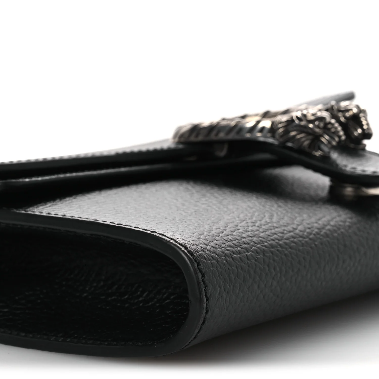 Dollar Calfskin Web Small Dionysus Crossbody Bag Black