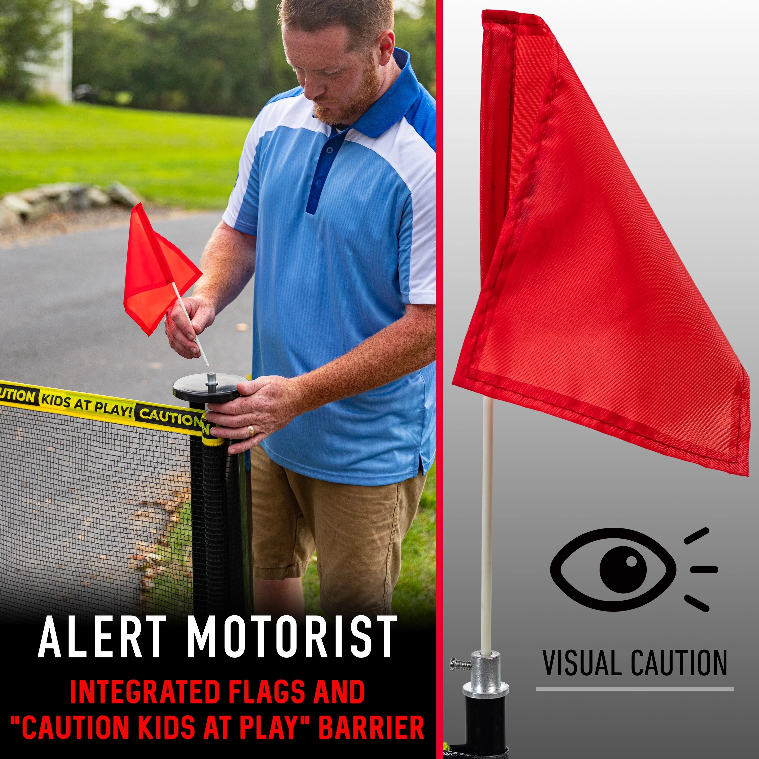 Retractable Driveway Barrier �C Visual Safety Barrier - Image 4
