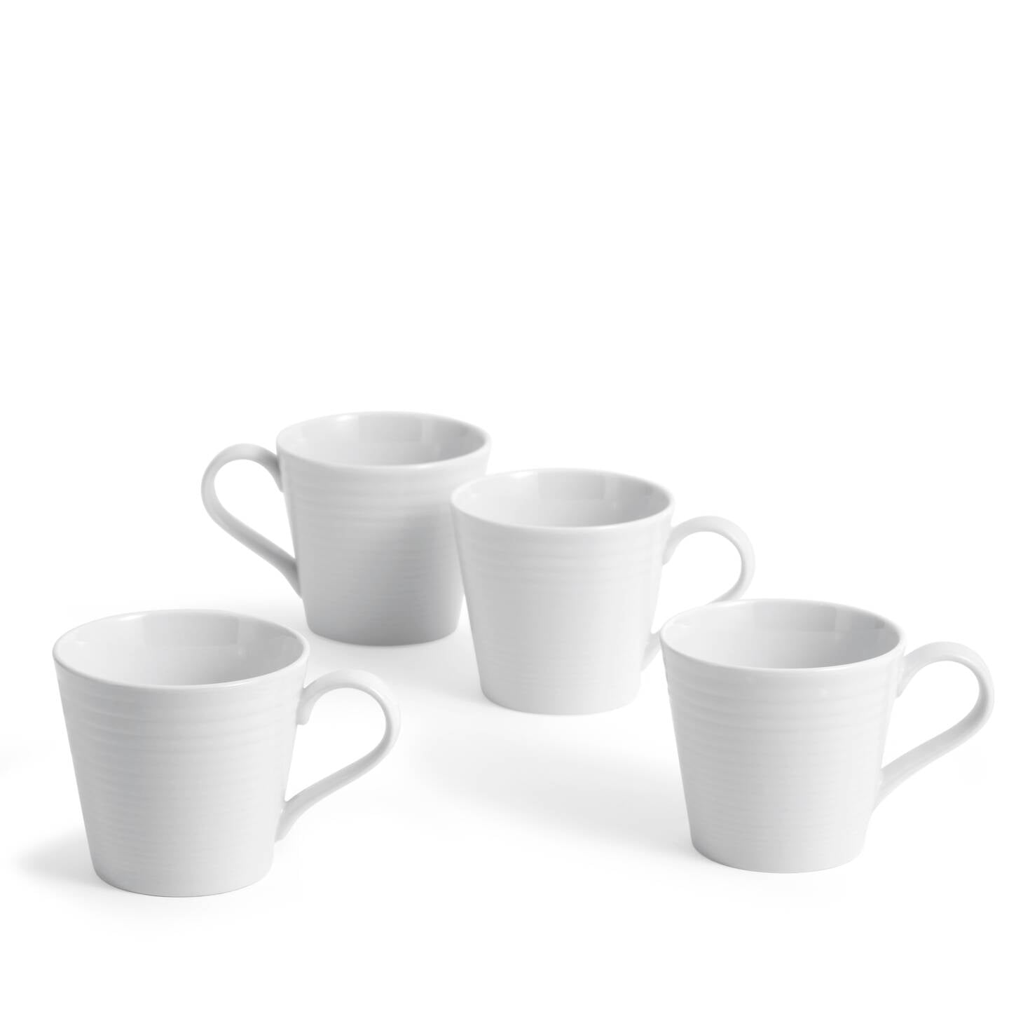 Gordon Ramsay Maze White Mugs, Set of 4