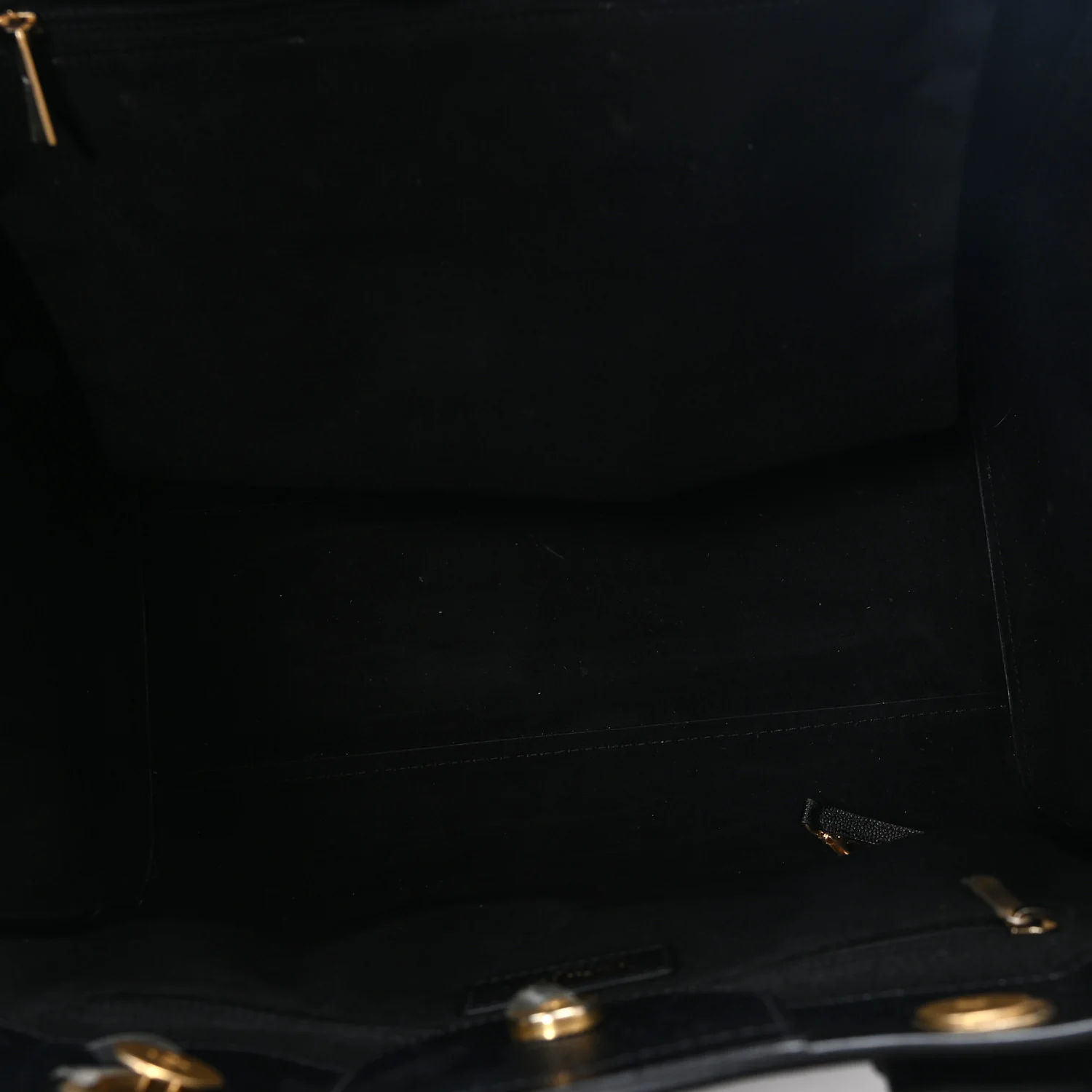 Caviar Medium Studded Deauville Tote Black